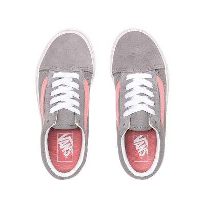Vans Pop Old Skool - Çocuk Spor Ayakkabı (Pembe Gri)